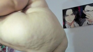 Playing with my huge body