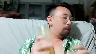 Fucking My Two Fleshlights With a Condom
