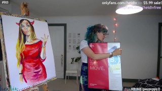 painting lacielaplante part 1