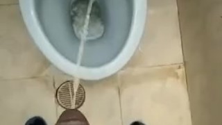 Pissing in Public Bathroom