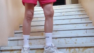 andkvcat showing my dick and ass in white panties