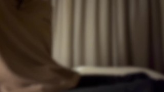 【Japanese boy】ビジネスホテルでムラムラ。ベッドでオナニー射精しちゃった💦