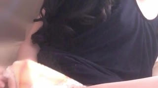 脇毛も陰毛もボーボーの素人♡オナニーで喘ぎまくりながらイっちゃう♡【個人撮影】
