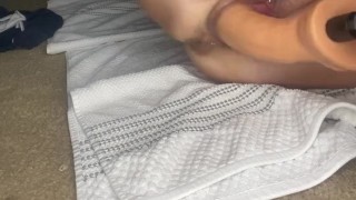 Sex machine pounding my pussy