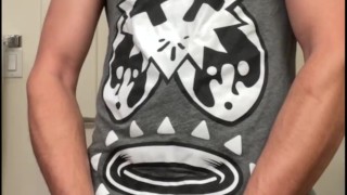 Moaning Twunk Blows Huge Cumshot into Bad Dragon Fleshlight For Your Pleasure