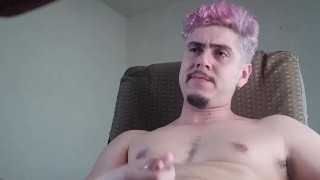 Long edging handsome stud huge cumshot