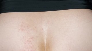 Huge anal plug 16 inches deep with harness