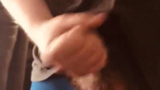 Rubbing my hard cock - homemade amateur