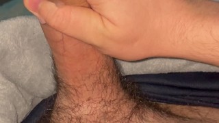 White cock cumshot