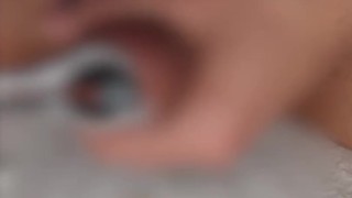 Expand the pee hole in Cusco and cum