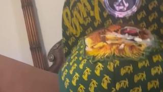 I am about to cum in my step brothers mouth with his big dick
