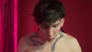 Latin with Big Cock Masturbation