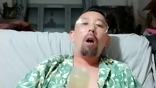 Hot Verbal French Guy Fucking Fleshlight and Loud Moaning