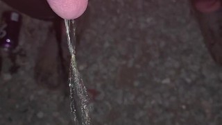 Pissing outdoors at in laws