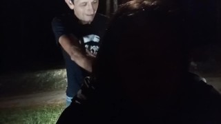 Follando en el parque
