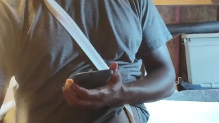 Co-Worker Jerking 1 In The Waiting Room