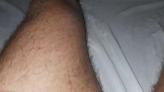 I touch myself and show you my feet