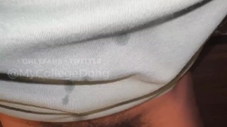 Erected Inside Shorts So Had To Rub Cum Out