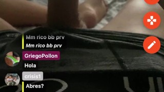 Directo transmitiéndo mi enorme rabo