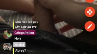 Directo transmitiéndo mi enorme rabo