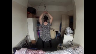 sissy in new ballgag harness