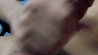 Young penis masturbates to end up full of semen