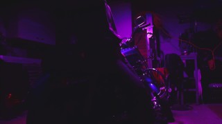 STRAIGHT CURIOUS HOT GUY WITH BEARD AND BIG COCK WASHES HIS MOTORBIKE AND JERKS A HUGE LOAD