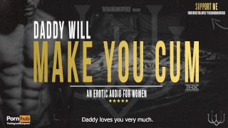 Daddy Makes you Cum - Sexy Deep Male Voice, Audio Only, Moaning, Instruction, ASMR
