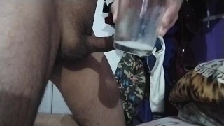 Exprimiendo mi verga #1