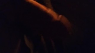 Sneaky peaky cock under candlelight 🎃