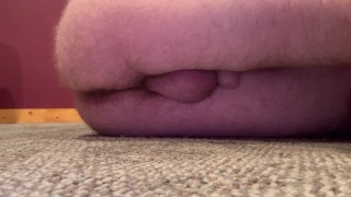 Sideways Naked Carpet Pee