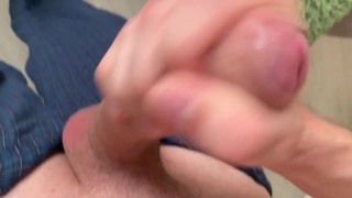 HORNY BOY Makes You Feel Dirty While Playing With His HUGE VEINY COCK / uncut / big loads / wank