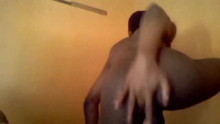 Small Black Ass does his Ass Some anal