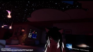 NEKO Girl sucks my dick and than starts to Ride me (with Sounds)