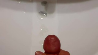 Cumshot in slow motion