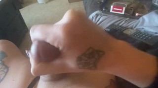 Sexy TS girl playing with big dick Jade jameson