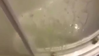 Massive cumshot in the shower ! Biggest cumshot you will ever see