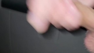 Risky jerk off on side of neighbors house right after having drinks with them. Outdoor masterbating!