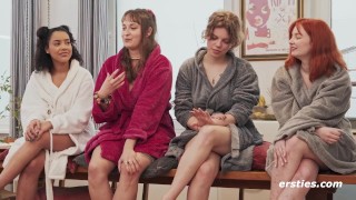 Ersties - Vierfache Muschi-Verkostung