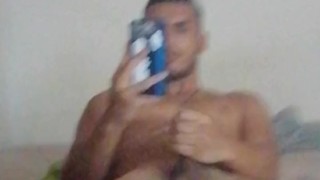 Másturbacion en mi cuarto a solas, mientras me miró al espejo eyaculacion feliz 😈💦💦