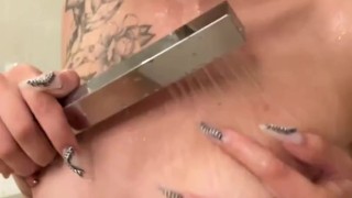 Sexy Girl Absolutely Naked in the Shower