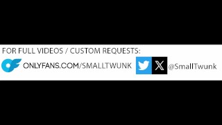 Asian Twink's Small Dick Cums Hands-Free With Vibrating Cock Ring & Dildo!