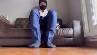 スーツ男子の変態オナニー