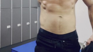 Jock gym flex BoyBrooksXXX