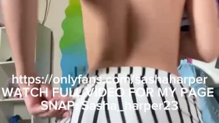 horny young woman on snapchat shows me a lot and moves her ass well