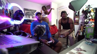 KIttyLove spitroasted by two bbc
