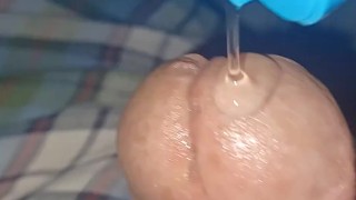 Quick Jack Off with Lube Great CUMshot!!