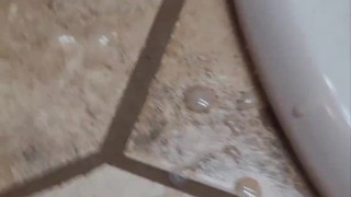 Solo Bathroom cumshot