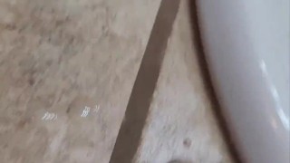 Solo Bathroom cumshot