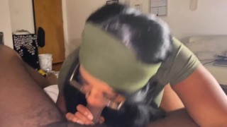 SC Literaryvix Gorgeous Ebony Babe Dani Doomsday Sloppy Gagging on BBC